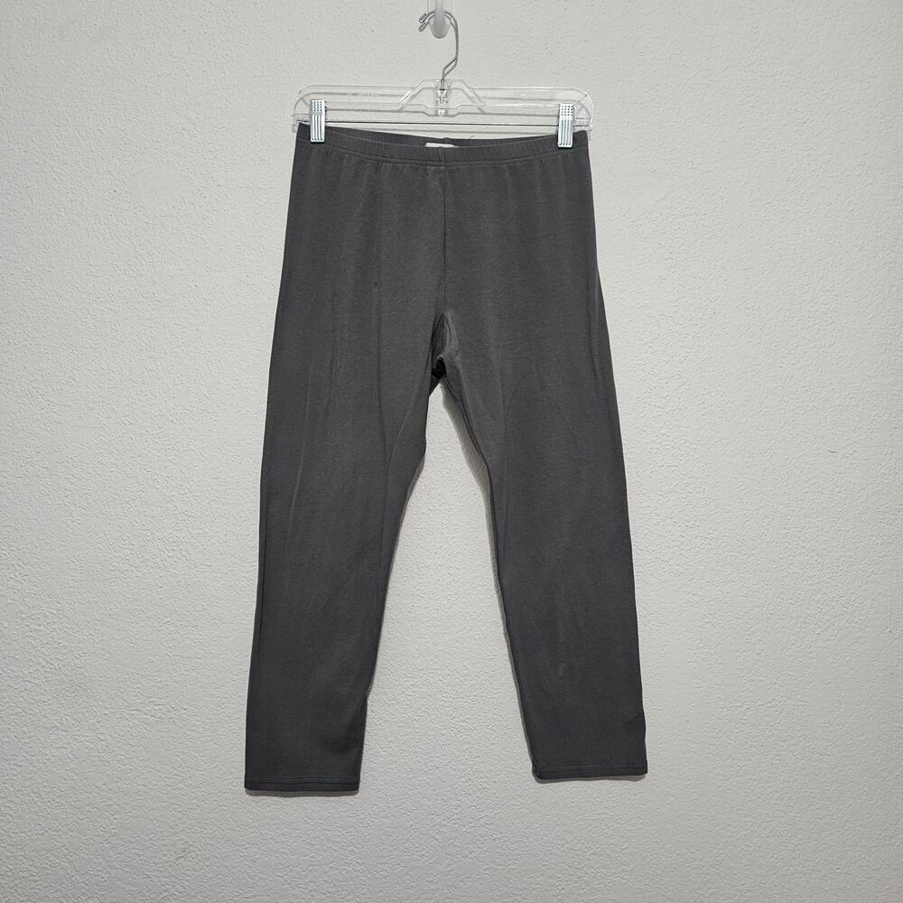 Cut Loose Capri Gray Leggings Under Layer Lagenlook Women Medium Basic Piece.